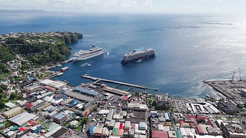 Saint Vincent Cruise Port in Kingstown, Saint Vincent and the Grenadines