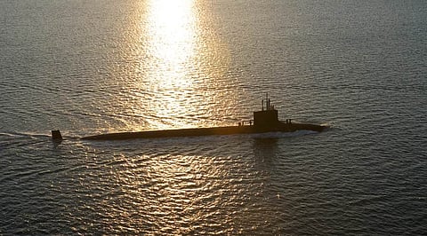 The Virginia-class attack submarine USS Mississippi conducts alpha trials in the Atlantic Ocean, April 7, 2012. (Photo: US Navy/General Dynamics Electric Boat)