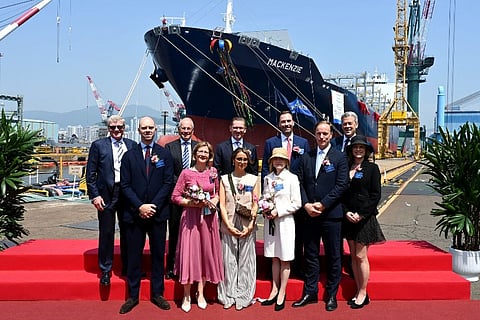 Naming ceremony of Mackenzie and Colorado, two new 5,500TEU vessels ordered by Norway's MPC Container Ships (Photo: MPC Container Ships)