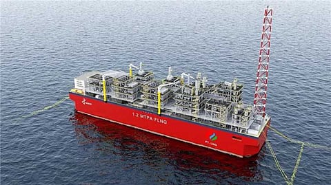 Rendering of Genting's new FLNG to be deployed off West Papua, Indonesia (Photo: Wison New Energies)