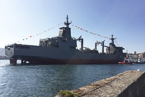 Navantia launches RAN’s second Supply-class support ship