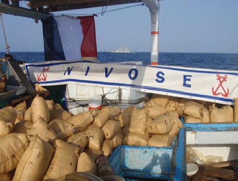 French frigate seizes drug-laden vessel in Arabian Sea