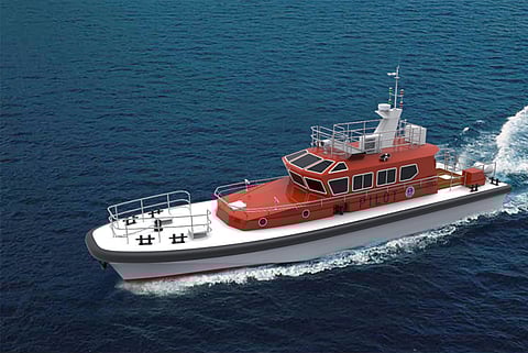 Jianglong begins building new pilot boat for Beibu Gulf