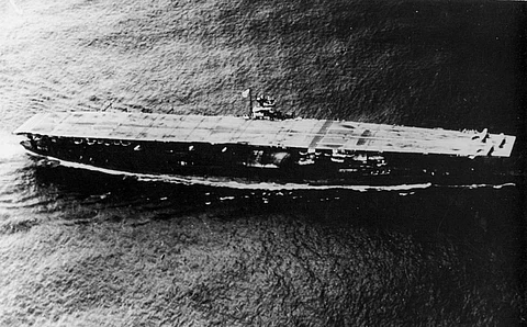 The Japanese aircraft carrier Akagi pictured in the months before the Pearl Harbor attack (Photo: National Museum of Naval Aviation)