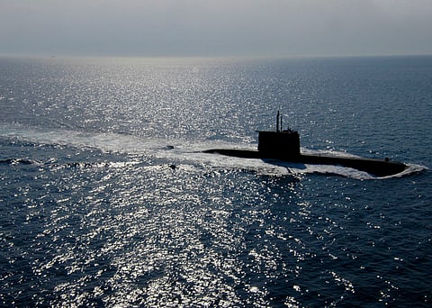 The Turkish submarine Preveze in 2005 (Photo: US Navy)