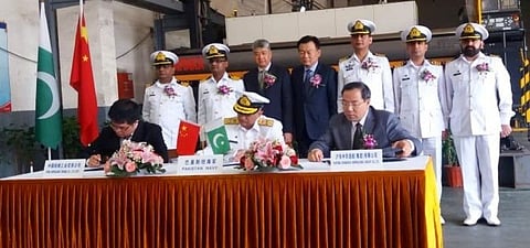 Hudong Zhonghua cuts steel for two more Type 054A frigates for Pakistan