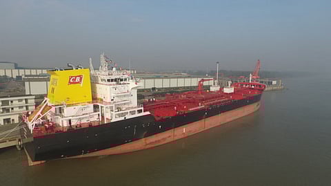 Jiangsu Hantong delivers 38,000DWT tanker to Carl Büttner