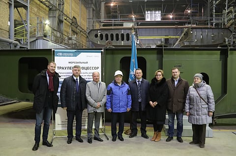 Keel laid for fourth Project 170701 trawler for Norebo