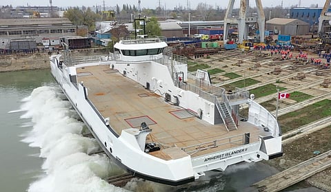 Damen launches new road ferry for Lake Ontario