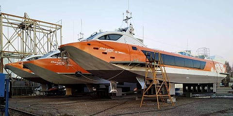 Russian ferry operator takes delivery of hydrofoil pair