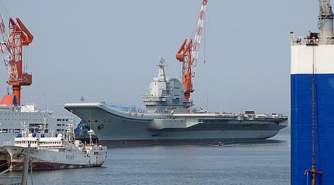 Shandong in the months prior to its commissioning (Photo: Wikimedia Commons/Tyg728)