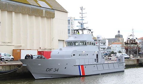 OCEA floats out 31m patrol boat for French customs directorate