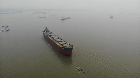 Jiangsu Hantong launches seventh 82,000DWT bulker for Oldendorff