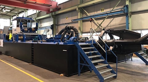 Rohr-Idreco delivers jet suction dredger to HH Van der Velde