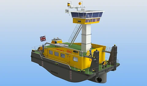 London construction company orders Damen pusher tug