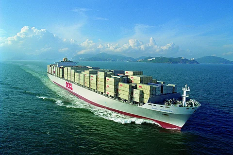 The 21,000TEU containership OOCL Shenzhen (Photo: OOCL)