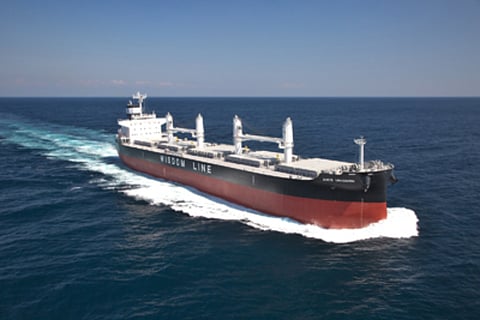Kawasaki delivers bulker to Mercy Marine