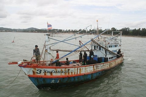 A Thai fishing boat (Photo: Royal Thai Navy)