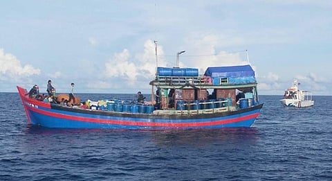 A Vietnamese fishing boat (Photo: Armed Forces of the Philippines)