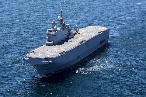 Dixmude in 2015 (Photo: US Marine Corps/Sergeant Kassie L. McDole)