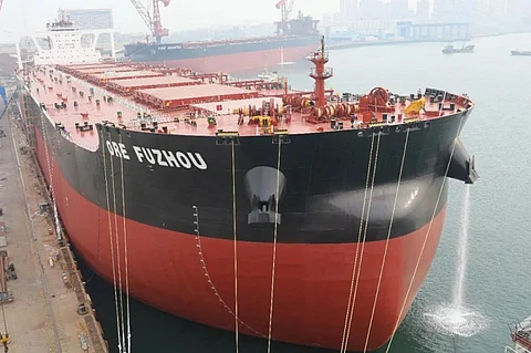China Shipbuilding Group delivers second sand carrier in series to local partnership