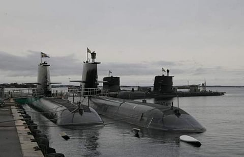 HSwMS Södermanland (foreground right) (Photo: Kockums)