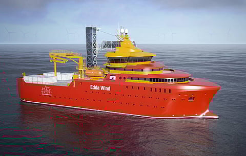 Gondán begins building 88-metre walk-to-work vessels for Østensjø Rederi