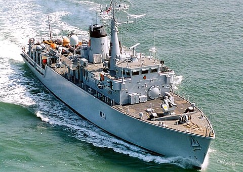 HMS Quorn in 2001 (Photo: UK MOD/Petty Officer Tony Leather)