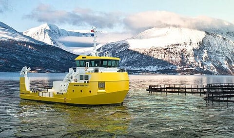 Damen unveils new fish farm workboat