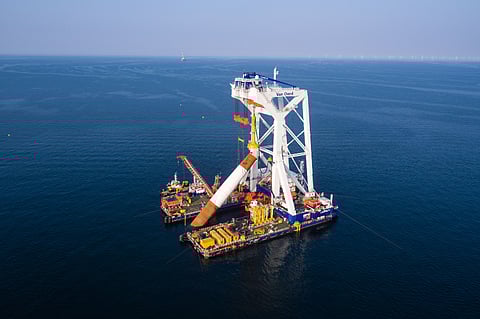 Van Oord heavy lift vessel to begin installation work at Kriegers Flak wind farm