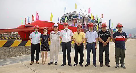 Jianglong Shipbuilding launches new firefighting boat