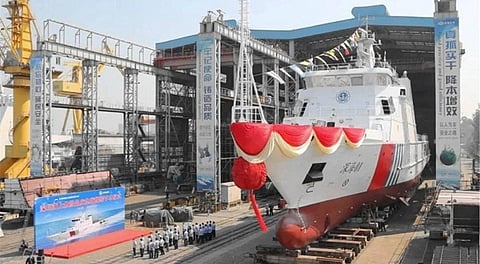 Huangpu Wenchong launches new command ship for CMSA