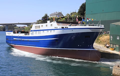 Gondán launches new stern trawler for Norwegian owner