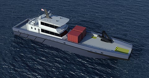DLBA unveils new monohull crewboat for US offshore wind market