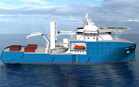 ST Engineering unveils windfarm support vessel design