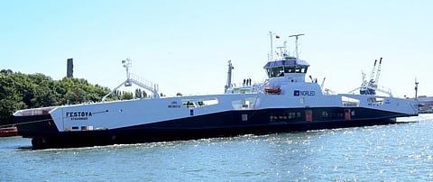Remontowa delivers first of four hybrid ferries to Norled