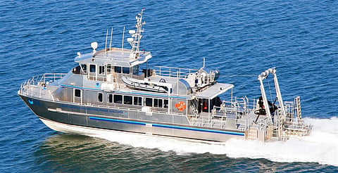 Manta, a Teknicraft-designed 24-metre research vessel in the NOAA fleet (Photo: NOAA)