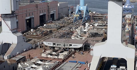 Admiralty Shipyards lays keel of trawker Kapitan Martynov