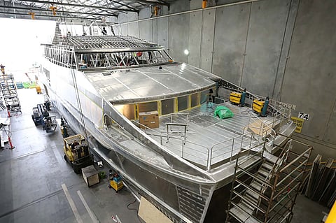 Construction begins on new vessel for World Heritage Cruises