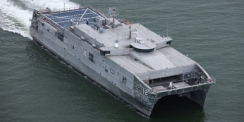 The US Navy Spearhead-class expeditionary fast transport USNS Newport (Photo: Austal USA)