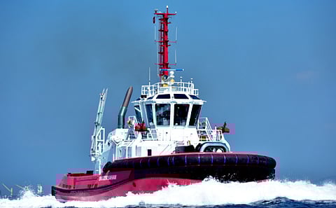 Sanmar delivers third 29-metre tug for Svitzer’s Sohar Port operations