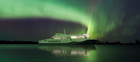 Wasaline’s newest ferry floated out at Rauma Marine Constructions