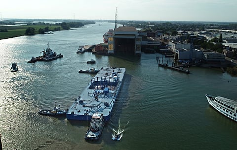 Neptune Marine launches cable transport barge for NKT