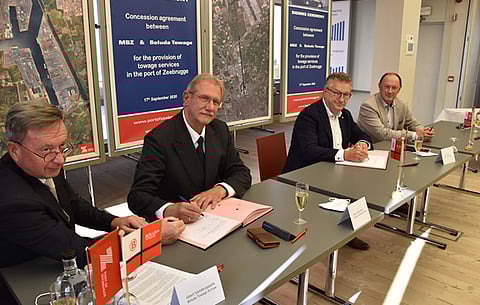 Boluda Towage Europe, Port of Zeebrugge ink five-year concession agreement