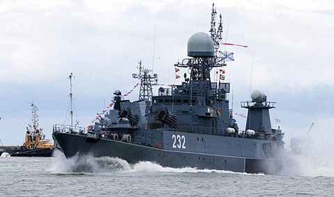 The Russian Navy Project 1331M corvette Zelenodolsk, sister vessel to Kazanets (Photo: Russian Ministry of Defence)