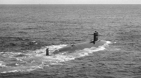USS Thresher underway in 1961 (Photo: US Navy/J.L. Snell)