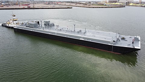 Southwest Shipyard delivers tank barge to US Navy