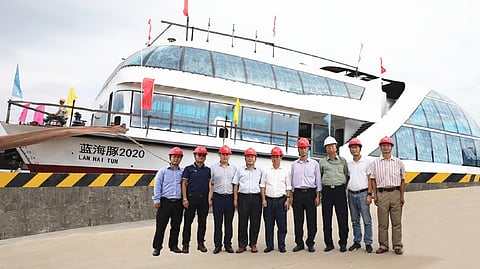 Guangzhou Blue Dolphin Cruises’ newest electric tour boat hits the water