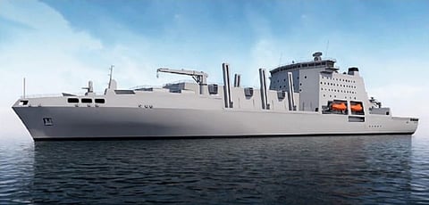 Fleed Solid Support design concept by BMT and Navantia (Photo: BMT)