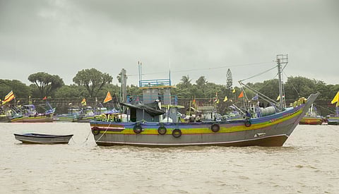An Indian fishing boat